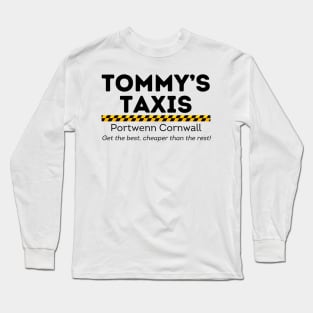 Doc Martin Tommy's Taxis Portwenn Port Isaac Cornwall Long Sleeve T-Shirt